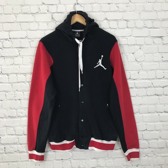 jordan button up jacket